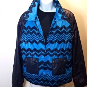 Missoni for target blue crop jacket